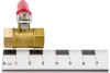 Шаровой кран Pegas pneumatic внутренняя резьба 1/4"F х1/4"F 4405