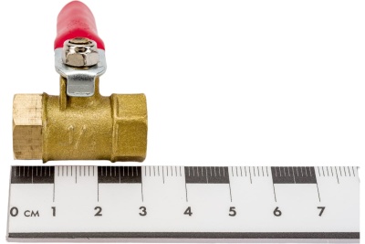 Шаровой кран Pegas pneumatic внутренняя резьба 1/4"F х1/4"F 4405