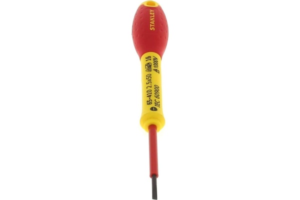 Диэлектрическая отвертка FATMAX 1000V 2.5 х 50 мм Stanley 0-65-410