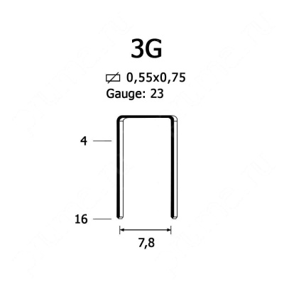 TA116/22-9 Скобозабивной пистолет 3G/6-16 мм