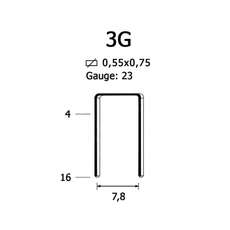 TA116/22-9 Скобозабивной пистолет 3G/6-16 мм