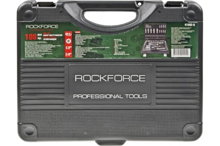 Набор торцевых головок и принадлежностей (108 предметов) ROCKFORCE RF-41082-5