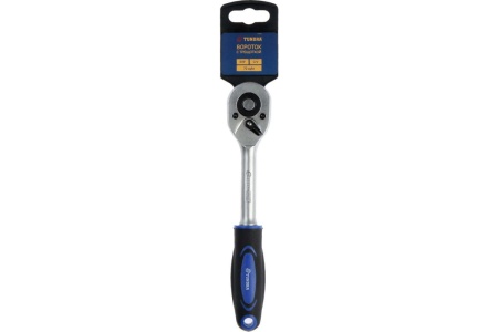 Вороток TUNDRA с трещоткой, квадрат 3/8", 72 зуба, CrV 1799951