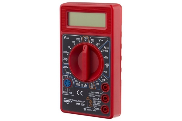 Мультиметр Elitech ММ 100