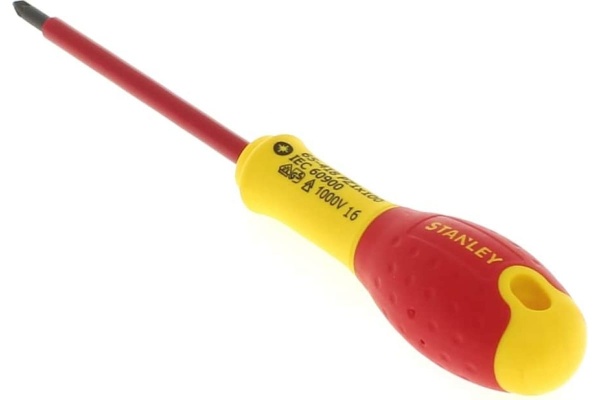 Диэлектрическая отвертка FATMAX 1000V PZ1х100 мм Stanley 0-65-418
