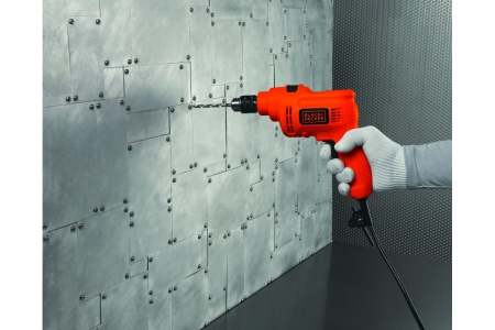 Электронная ударная дрель Black+Decker KR5010