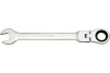 Комбинированный ключ трещоточный с шарниром 19мм AV Steel  AV-315219