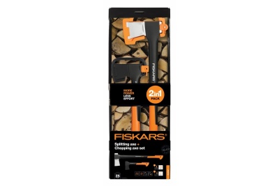 Промо-набор топор-колун X25 + универсальный топор X7 FISKARS 1050131