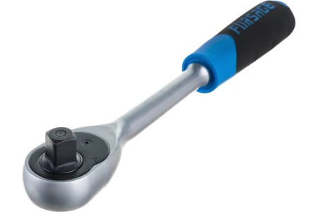 Реверсивная трещотка Forsage с резиновой ручкой, 1/2", L-260мм, 45зуб 15769 F-80243