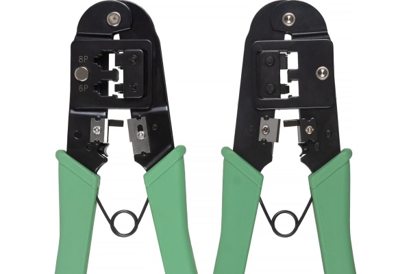 Обжимной инструмент Cabeus для RJ-45 (8р8с), RJ-11/12 (6р6с, 6р4с, 6р2с) HT-268