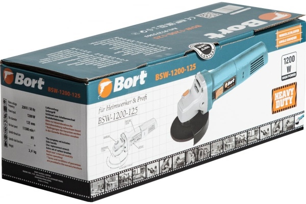 Угловая шлифовальная машина BORT BWS-1200-125 91275363