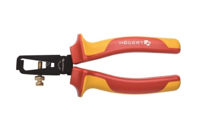 Изолированные клещи для зачистки проводов HOEGERT TECHNIK 160 мм 1000 V HT1P931