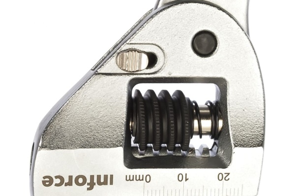Разводной ключ с трещоткой Inforce PROFline 8" 06-05-06
