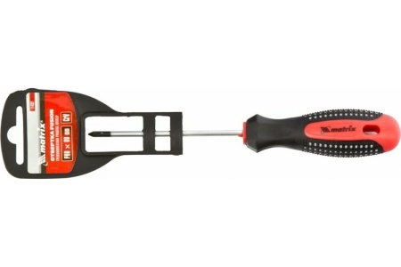 Отвертка Ph0х80 мм MATRIX Fusion anti slip 11432