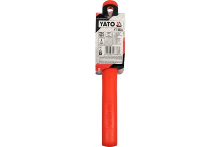 Стальная щетка YATO 4 ряда, c пластиковой ручкой YT-6338
