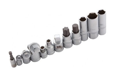 Набор инструмента 1/4", 3/8", 1/2", CrV, S2, усиленный кейс, 216шт STELS 14115