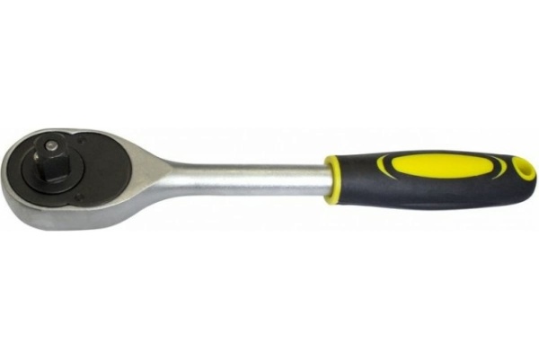Трещотка WMC TOOLS реверсивная, с резиновой ручкой, 3/8''(L-200мм,24зуб.) 48824 80234