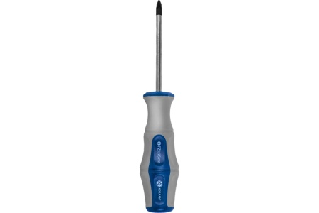 Отвёртка Ultra Grip PZ-1 х 75 мм CR-V КОБАЛЬТ 646-409
