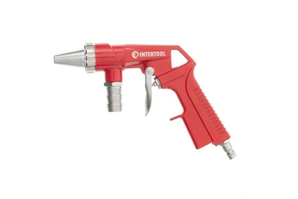 Пескоструйный пневматический пистолет со шлангом INTERTOOL PT-0706