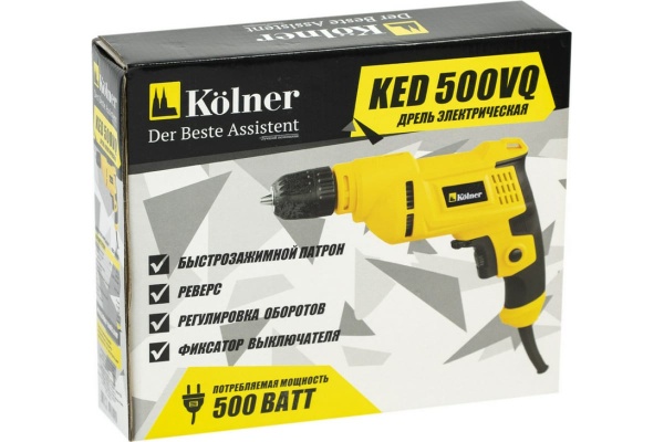 Электрическая дрель Kolner KED 500VQ