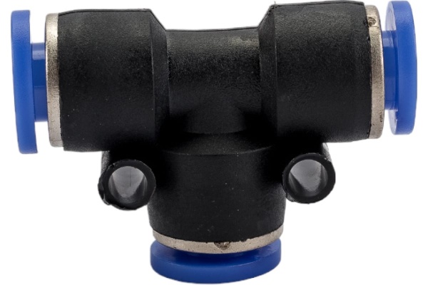Фитинг цанговый тройник 6 мм Pegas pneumatic 5602