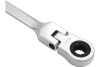 Комбинированный ключ трещоточный с шарниром 7мм AV Steel  AV-315207