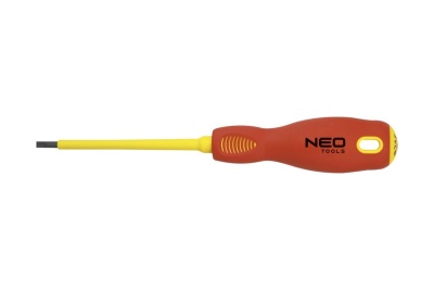 Шлицевая отвертка NEO Tools 4.0x100 мм 1000 В CrMo 04-053