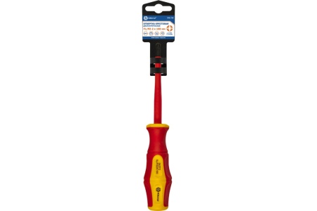 Диэлектрическая отвертка КОБАЛЬТ Ultra Grip FL/PZ-2x100 мм, CR-V, двухкомпонентная рукоятка 799-734