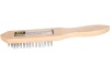 Корщетка с деревянной ручкой FIT IT 6-ти рядная 38406