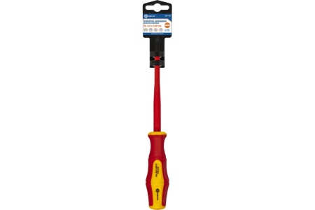 Отвертка диэлектрическая Ultra Grip SL 4,0 х 100 мм CR-V КОБАЛЬТ 646-447
