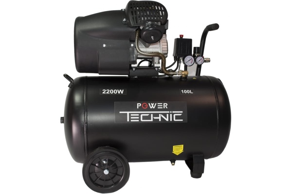 Компрессор POWER TECHNIC коаксиальный, масляный, 220В, 2200Вт  ACD400/100