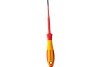Отвертка KNIPEX SL4.0x0.8 шлицевая тонкая VDE, L  лезвия 100 мм, 1000V, 2-комп. рук-ка KN-982040SL