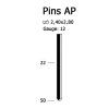 Штифт крепежный алюминиевый (нагель) AP/32 мм (18/1,5)