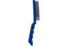 Щетка по металлу vertextools с пластиковой ручкой, 4-ряд 1212-03