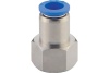 Фитинг 6 мм с внутренней металлической резьбой G1/8" CDC Pneumatics PCF 06G01
