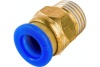 Фитинг цанговый прямой металлический 8 мм, M1/4 Pegas pneumatic 5202