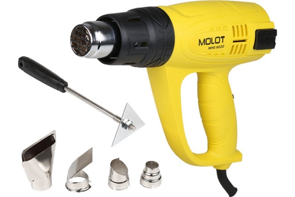 Промышленный фен WMC TOOLS с насадками WMC-DH-HG001