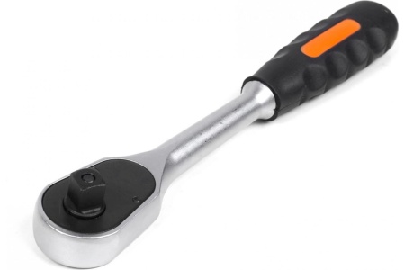 Трещоточный ключ HORTZ 1/4", с переключателем HOR 120852