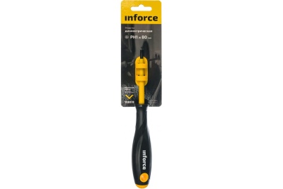 Отвертка диэлектрическая PH1х80мм Inforce 06-09-74