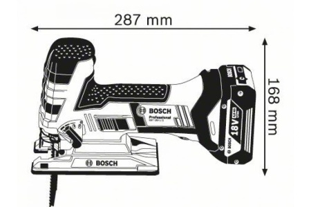 Аккумуляторный лобзик Bosch GST 18 V-LI S Solo 0.601.5A5.100