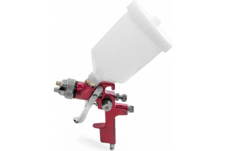 Пневматический краскопульт INTERTOOL, форсунка 1.4 мм, бачок 600 мл, PT-0104