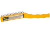 Стальная корщетка FIT IT пластиковая ручка, 225 мм 38431