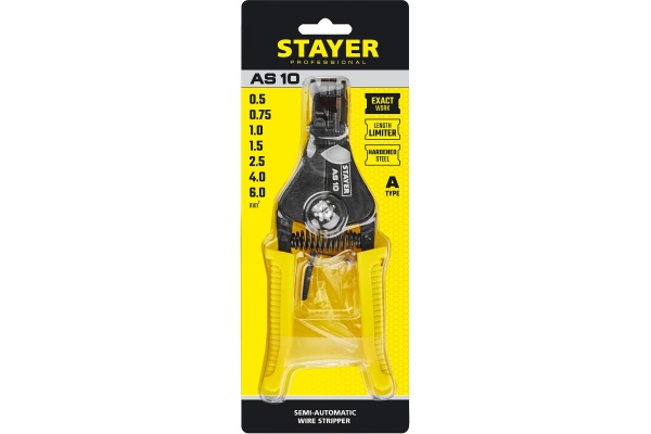 Полуавтоматический стриппер Stayer AS-10, 0.5 - 6 мм2, 22631_z02