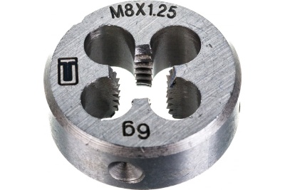 Плашка М8 х 1,25 мм СИБРТЕХ 77020