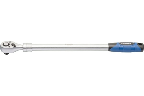 Телескопическая реверсивная трещотка ATORN 1/2" 457-600 мм 58576070