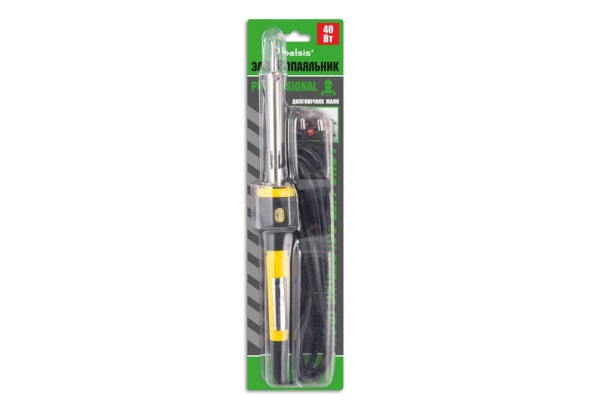 Паяльник Belsis 40 Вт, двухкомпонентная пластиковая ручка BSI0340