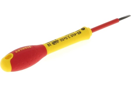 Диэлектрическая отвертка FATMAX 1000V 2.5 х 50 мм Stanley 0-65-410