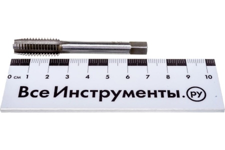 Ручной одинарный метчик для нарезания метрической резьбы Зубр "МАСТЕР" М10x1,5 4-28004-10-1.5