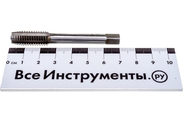 Ручной одинарный метчик для нарезания метрической резьбы Зубр "МАСТЕР" М10x1,5 4-28004-10-1.5