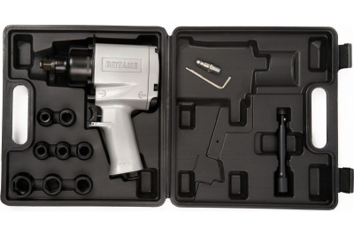 Пневматический гайковерт Rossvik 1/2", 720 Hм, с набором головок RT-5270K